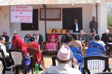 वार्षिक समिक्षा प्रस्तुत गर्दै लेखापाल ज्यू