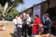 सम्मान कार्यक्रममा सहभागी हुदै सम्मानीय व्यक्तित्व