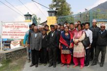 क्षेत्रीय कृषि अनुसन्धान केन्द्र, लुम्लेमा अवलोकन गर्दै