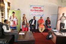 प्रशिक्षार्थी उद्घोषण तालिममा सहभागी हुँदै